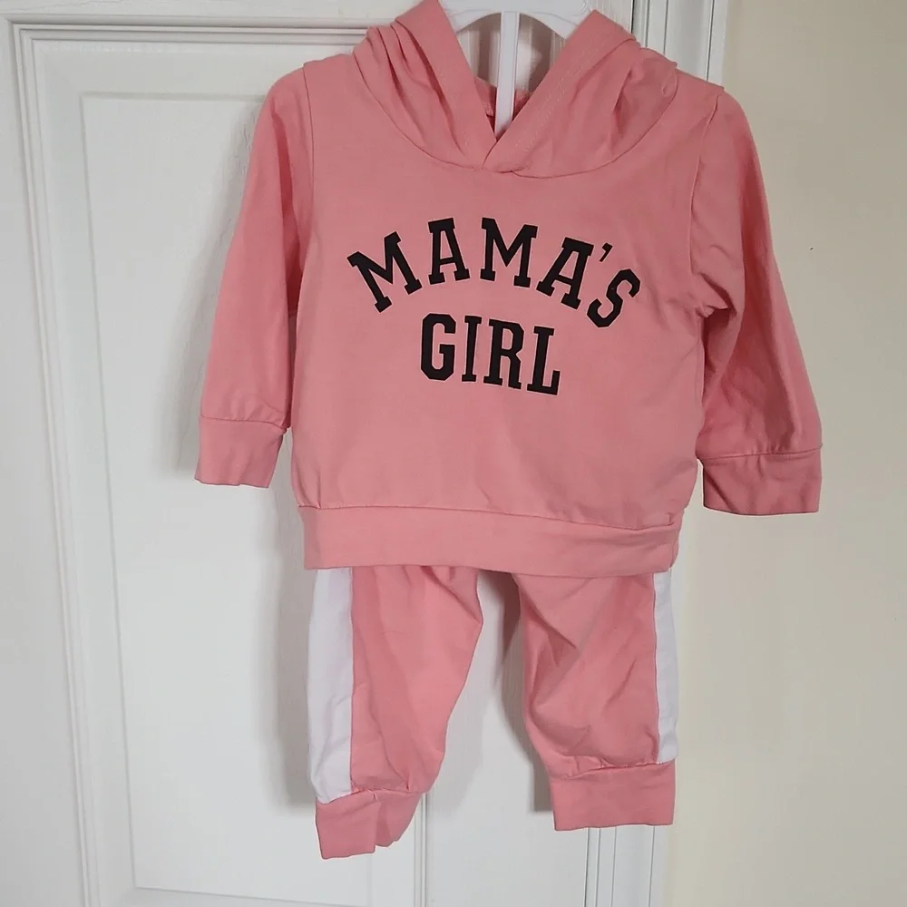 Mama's girl 2 piece pant set 6-9 months